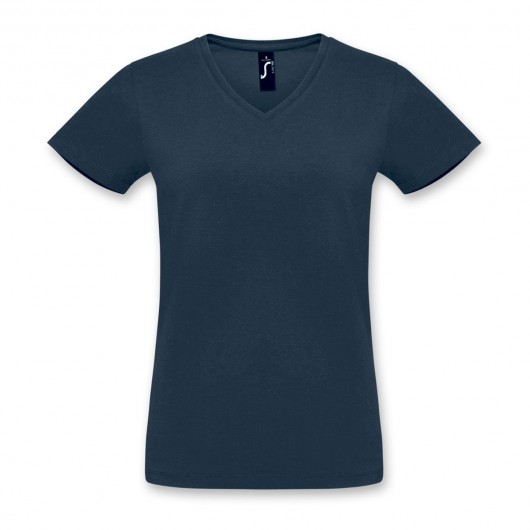 French Navy SOLS Imperial Womens V Neck T-Shirts